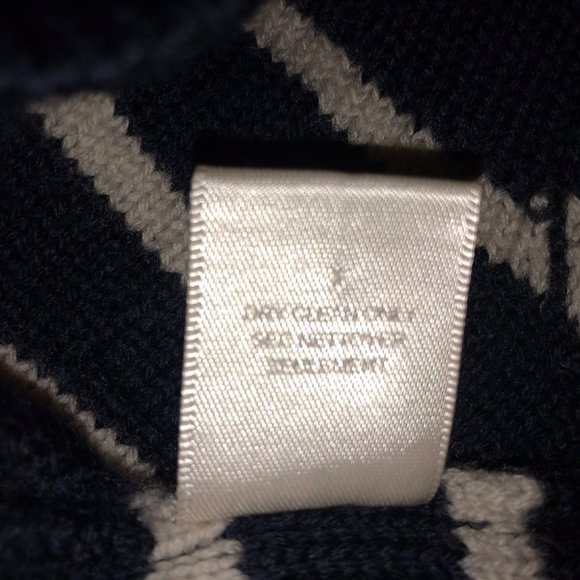 Rebecca Taylor French Sailor Embroidered Striped Light Fine Merino Sweater - Picture 11 of 12